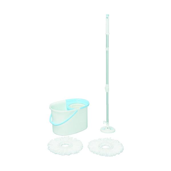 ※メーカー確認後の出荷となります！確認後欠品・廃番等の問題が発生しましたらご連絡いたします！ご了承願います　◆特長●水切りしやすい手回しタイプのモップです。●モップヘッドがレバーひとつで簡単に着脱できます。●ぬれたモップを引っ掛けて乾かせる...