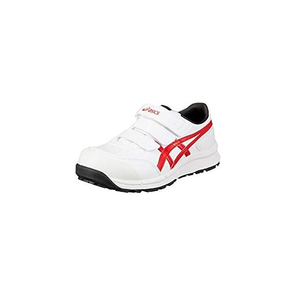 アシックス asics ウィンジョブCP301 ホワイト×クラシックレッド 24.5