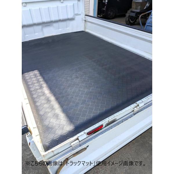 明和グラビア トラックマット 荷台マット 136cm×200cm×2mm ブラック TRM-01