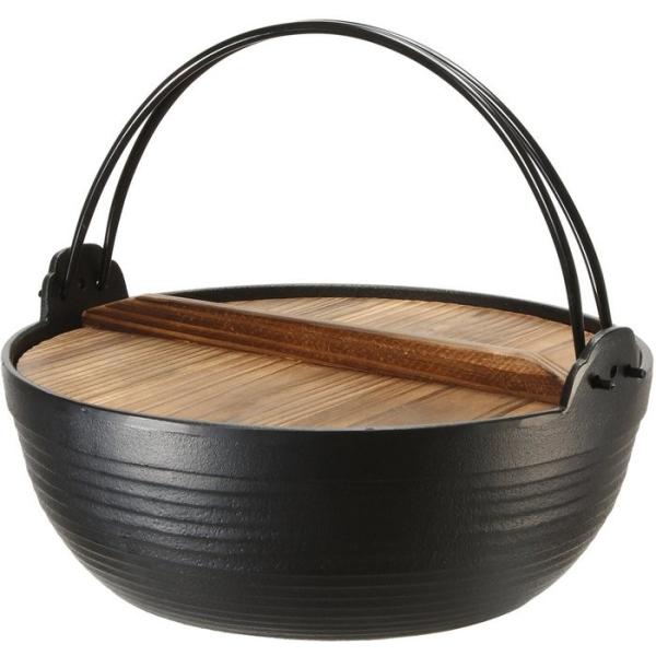 池永鉄工 南部鉄 割烹 IH対応 丸鍋 27cm [ブラック] (鍋) 価格比較