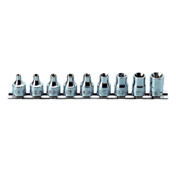 コーケン Ko-Ken 3/8（9.5mm）トルクスソケットレールセット 9ヶ組 RS3425/9 [255-216499]