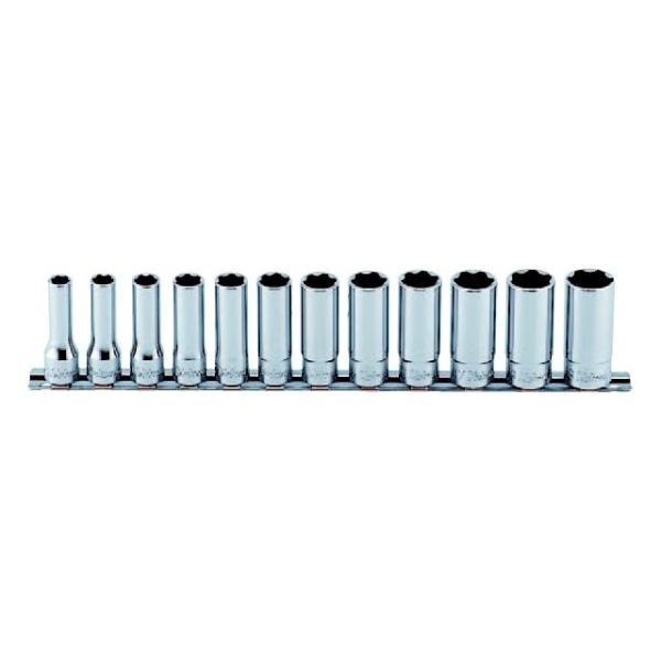 コーケン Ko-Ken 3/8（9.5mm）サーフェイスディープソケットレールセット 12ヶ組 RS3310M/12 [255-216789]