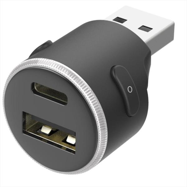 カシムラ USB増設　イルミ付　A−1　C−1 DC-061 [2587-6460612]