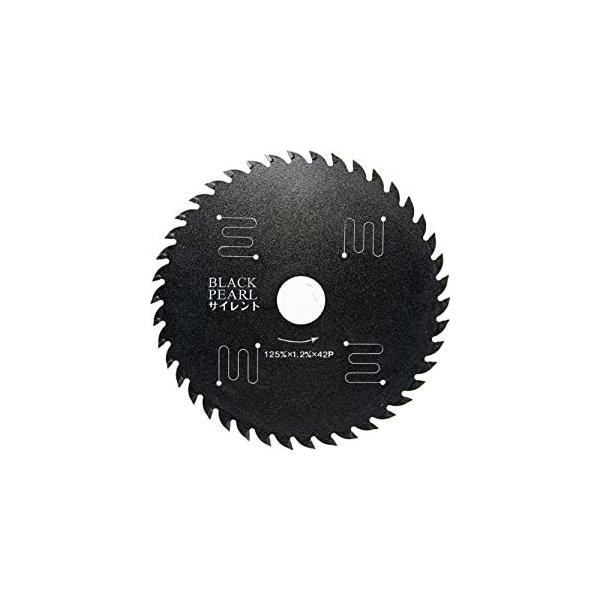 他サイト： 山真製鋸 ヤマシン ブラックパールサイレントBLPS125 125x42P  [350-240048]の商品画像