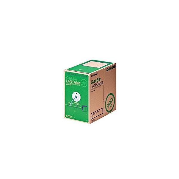 �G���R�� EU RoHS����LAN�P�[�u�� CAT5E 300m ���C�g�u���[ LD-CT2/LB300/RS [F040213]