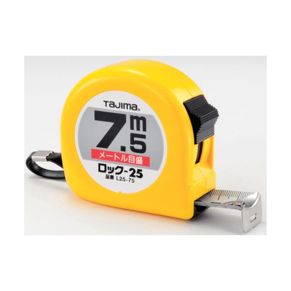他サイト： TJMデザイン タジマ ロックー25 7.5m メートル目盛 ブリスター L25-75BL [50-010544]の商品画像