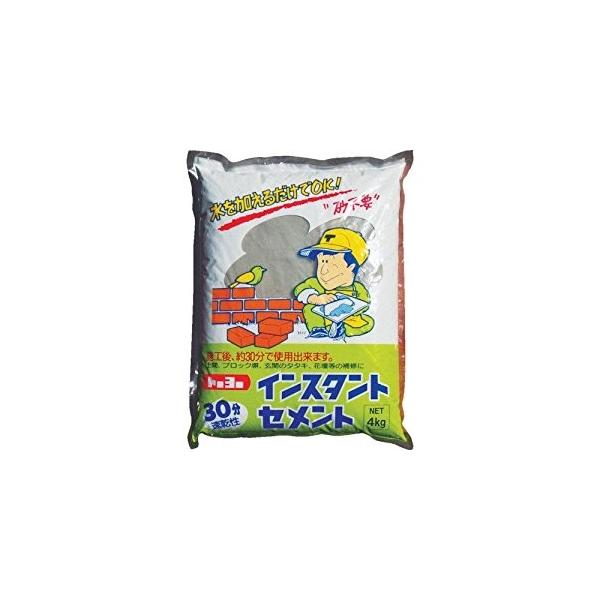 他サイト： トーヨーマテラン MATERAN インスタントセメント30分速乾 灰 4kg （1個入） NO5151 [866-100388]の商品画像