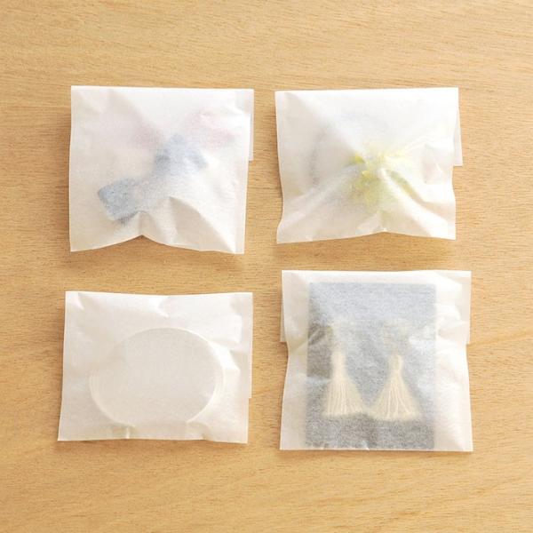 アクセサリーのラッピングに便利な和紙風平袋平袋白無地 Ll 10cm 14 5cm 50枚日本製 紙袋薄葉紙和紙不織布ラッピング用袋a046 代購幫