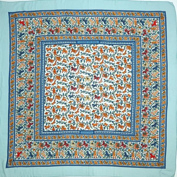 HERMES（エルメス） カレジェアン カレ140 CHASSE EN INDE インドの