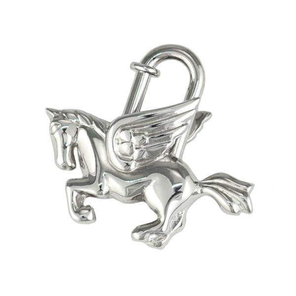 HERMES（エルメス） カデナ ペガサス チャーム メタル シルバー