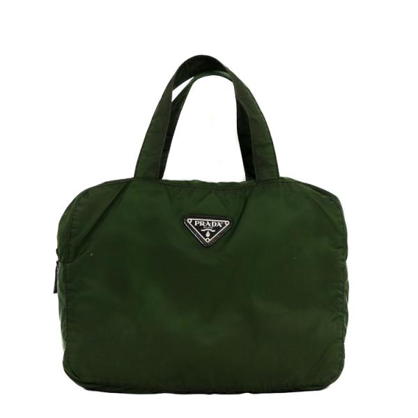 PRADA（プラダ） トライアングルロゴ 三角ロゴ プレート ハンドバッグ