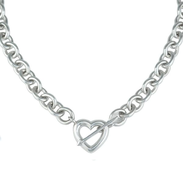 TIFFANY&Co.（ティファニー） ハートアロー トグルチェーン ネックレス