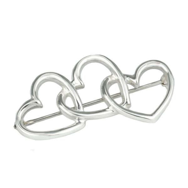 TIFFANY&Co.（ティファニー） トリプル オープンハート ブローチ