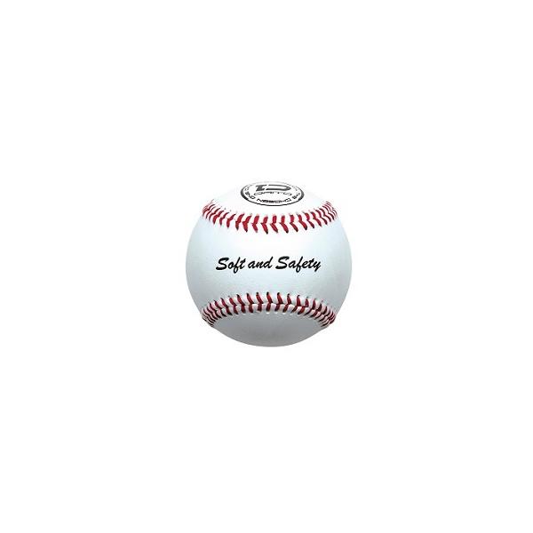 硬式球よりほんの少し柔らかめ体育館など室内での守備練習に！