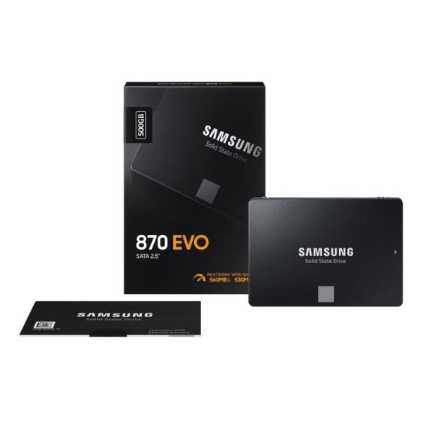 SAMSUNG/サムスン SSD 870 EVO MZ-77E500B/IT 500GB SATA 7mm 2.5インチ 【国内正規品 新品 未使用 未開封】