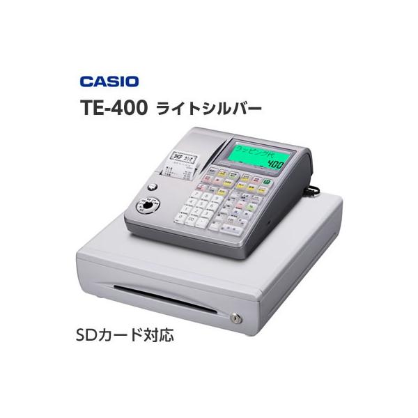 ♪CASIO/カシオ 電子レジスター TE-400 ロール5個付♪