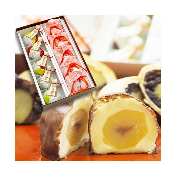 内容：栗大納言5個/珠の栗５個―様々なギフトシーンにご利用頂けますー《季節の贈り物に》お年賀 ご挨拶 お正月 迎春 桃の節句 ひな祭り バレンタインデー ホワイトデー  端午の節句 子どもの日 母の日 父の日 敬老の日 お中元 お歳暮 クリ...