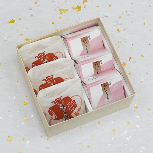 内容：福もなか3個/みなくち3個―様々なギフトシーンにご利用頂けますー《季節の贈り物に》お年賀 ご挨拶 お正月 迎春 桃の節句 ひな祭り バレンタインデー ホワイトデー  端午の節句 子どもの日 母の日 父の日 敬老の日 お中元 お歳暮 ク...