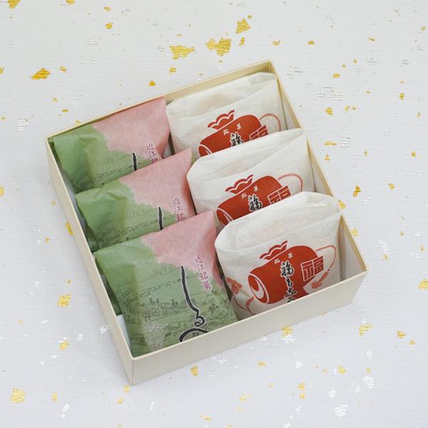 内容：しるべ3個/福もなか3個―様々なギフトシーンにご利用頂けますー《季節の贈り物に》お年賀 ご挨拶 お正月 迎春 桃の節句 ひな祭り バレンタインデー ホワイトデー  端午の節句 子どもの日 母の日 父の日 敬老の日 お中元 お歳暮 クリ...