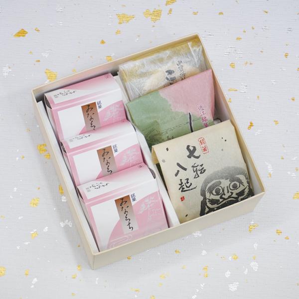 内容：みなくち3個/こうしん1個/しるべ1個/七転八起1個―様々なギフトシーンにご利用頂けますー《季節の贈り物に》お年賀 ご挨拶 お正月 迎春 桃の節句 ひな祭り バレンタインデー ホワイトデー  端午の節句 子どもの日 母の日 父の日 敬...