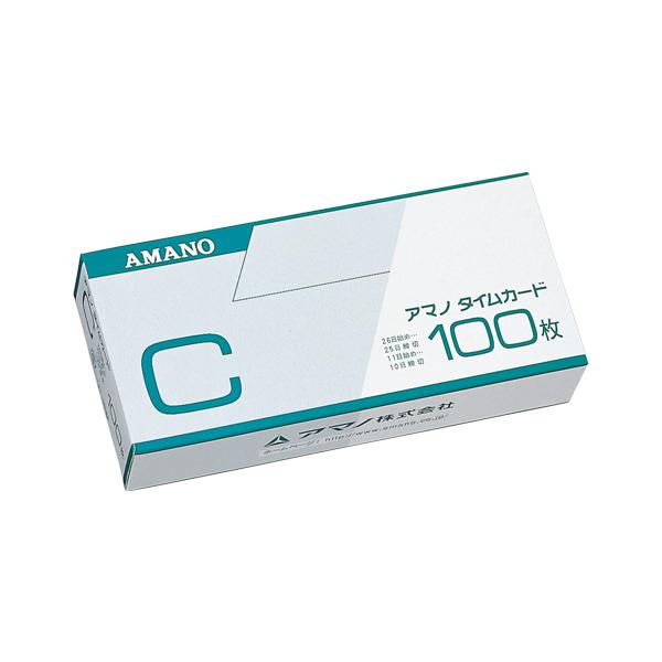 アマノ（AMANO） タイムカード（100枚入）C C : ダイヤストア - 通販