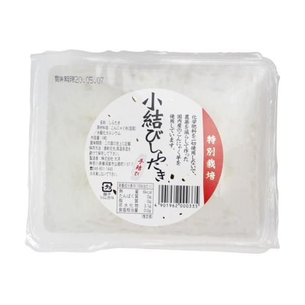 太洋 小結びしらたき 6粒 国産こんにゃく粉 結び白滝 しらたき こんにゃく おでん すき焼き 煮物