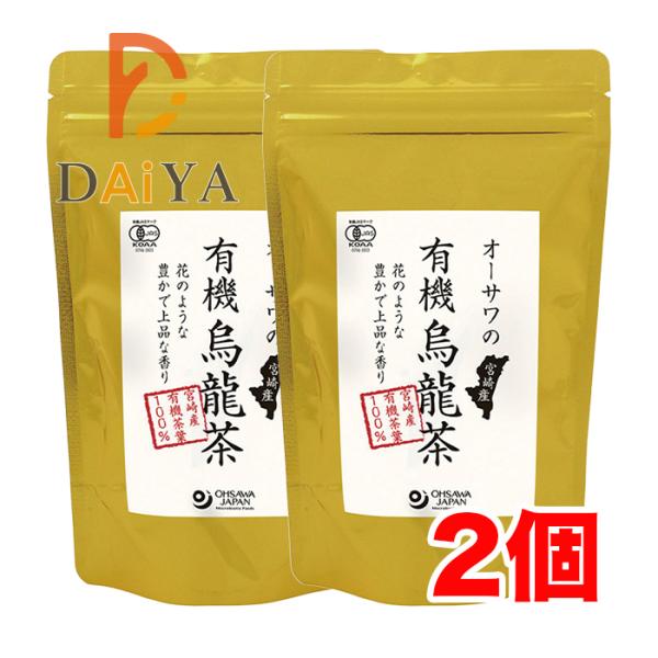 オーサワの宮崎産有機烏龍茶 60g ×2個