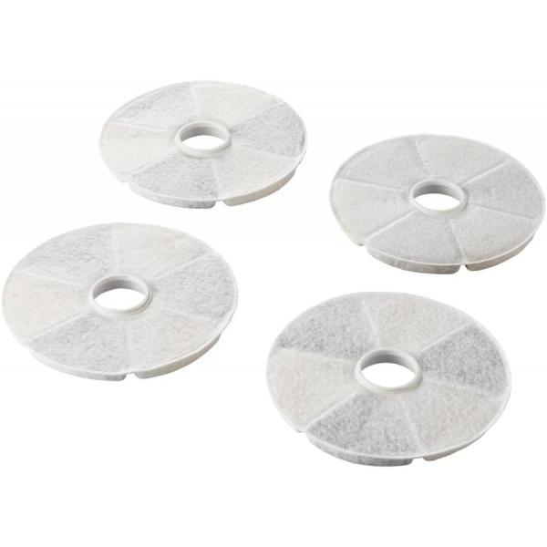 他サイト： 【在庫有・即納】エレコム ELECOM ペット用 自動給水器用 浄水フィルター 4枚入り PET-WD04FT 【 サイレントアクア PET-WD01WH 用】 フィルターの商品画像