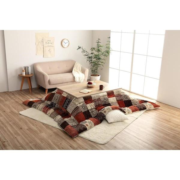 i】【代引不可】 イケヒコ こたつ布団 掛 正方形 約205×205cm 撥水