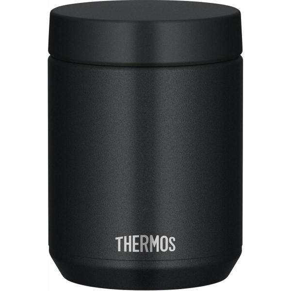 【在庫有】サーモス 真空断熱スープジャー 500ml ブラック(BK) JED-500　保温 保冷 お弁当 汁物 ランチジャー【日時指定・代引き不可】
