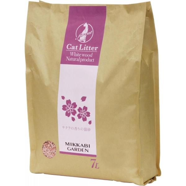 他サイト： 【在庫有・即納】アドメイト Add.Mate サクラの香りの猫砂 7L 猫砂 桜の香り 日本産 ニオイ対策 猫用品 猫トイレ 木の猫砂 消臭 木粉 おから ペット用品の商品画像