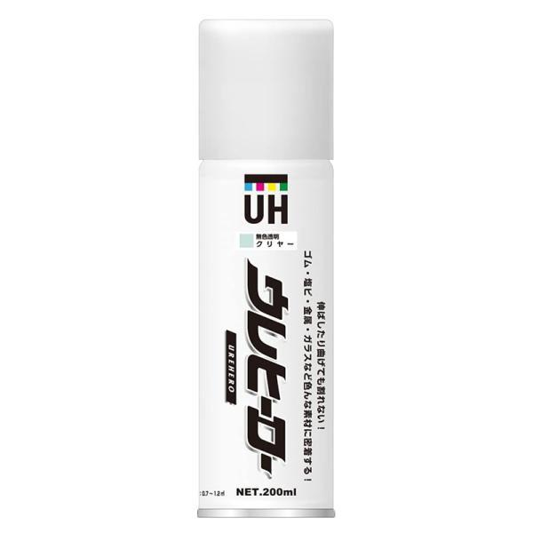 他サイト： 【年内出荷可能】斎藤塗料 ウレヒーロー スプレー クリヤー 無色透明 200mlの商品画像