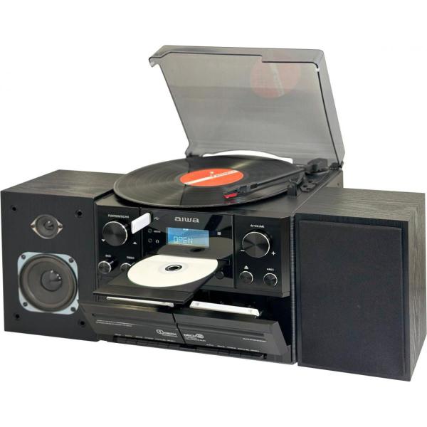 【在庫有・即納】アイワ aiwa audio -G MCA1 マルチコンポ ブラック GAA4-MCA0001(BK) Bluetooth レコード CD カセット
