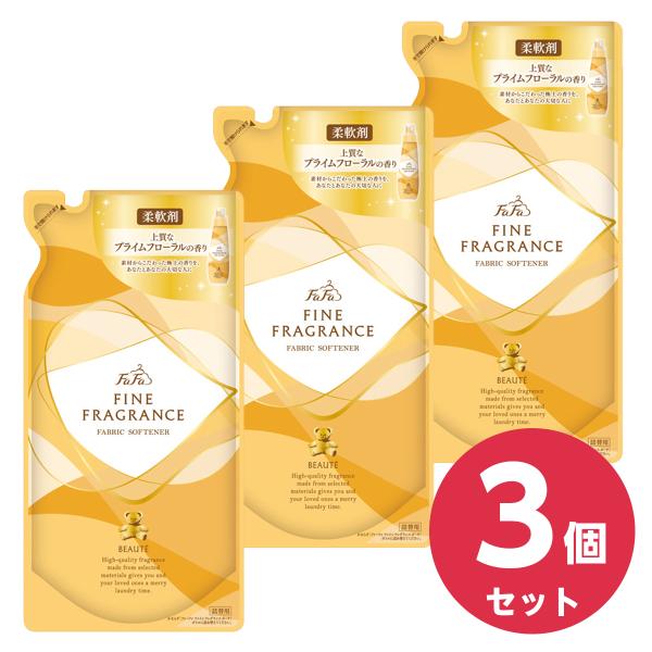 【まとめ買い】ファーファ ファインフレグランス 濃縮柔軟剤 ボーテ (beaute) 詰替用 500ml×3袋 香水調プライムフローラルの香り ヤフー店 通販 ファーファ ファインフレグランス ボーテ柔軟剤詰め替え BEAUTE 4袋