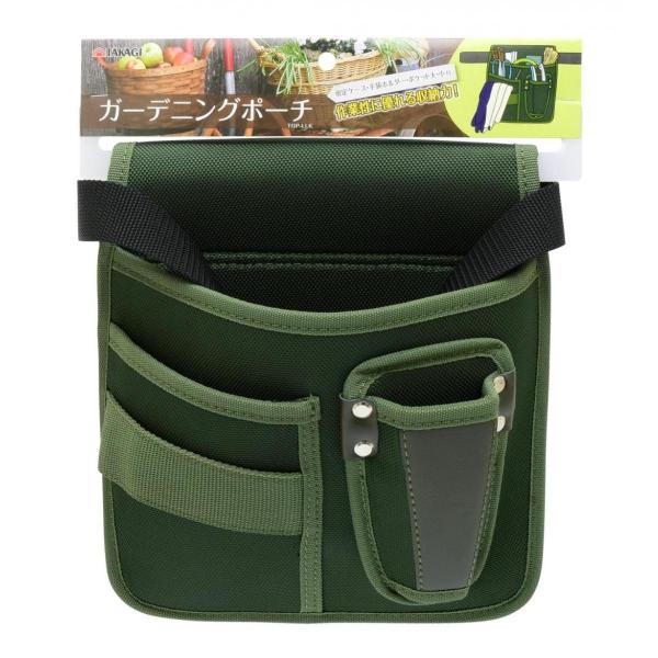 他サイト： 高儀 TAKAGI ガーデニングポーチ TGP-LLK 園芸道具 収納 小物道具用 剪定ケースの商品画像