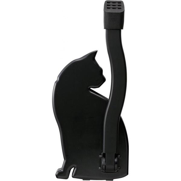 旭電機化成 スマイルキッズ smile kids AKS-05 ブラック ドアストッパー ねこ BK 足で固定 かわいい シンプル 猫