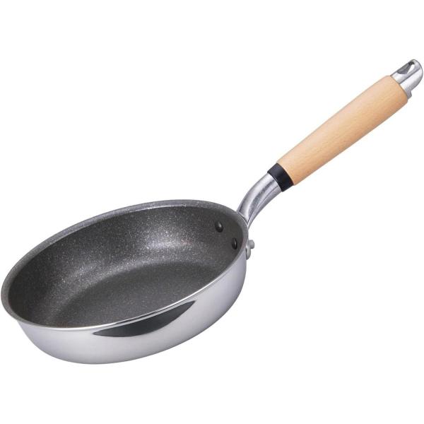 ★新品送料込★北陸アルミEGGFORMフライパン24cm蓋付きIH対応お買得 EGG FORM IH対応