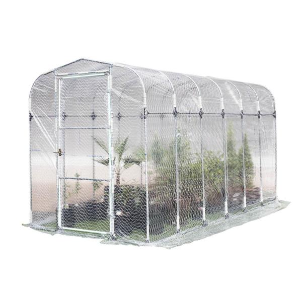 2梱包] 南栄工業 温室 グリーンハウス NH-20D 本体一式 2.0坪 糸入り