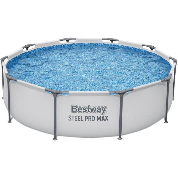 Bestway グランドプール 3.05m×76cm 大型ファミリーフレームプール 長方形 56406 ブルー 家庭用 組立式 大型プール 夏 サマー シーズン 水遊び