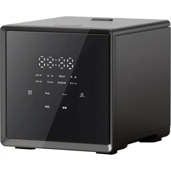 他サイト： 【在庫有・即納】[山善] 炊飯器 一人暮らし 4合 マイコン式 二人暮らし 3.0mm厚釜 低温調理 炊き分けメニュー6種 保温 予約 玄米  ブラック YJS-CM072(B)の商品画像