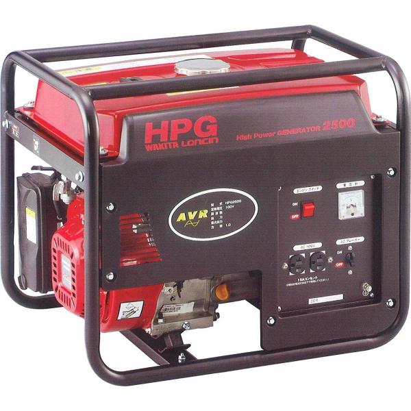 ワキタ MEIHO エンジン式発電機 60Hz HPG2500-6 発電機 WAKITA 防災