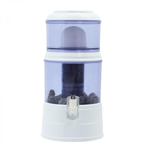 【在庫有・即納】Navy Fields AQUA SYSTEM(アクアシステム) SJ-100 正規品　浄水器 除去対象物質59項目クリア 電源不要 貯水タンク5L