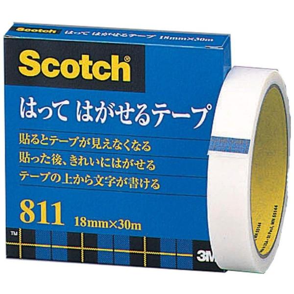 3M スリーエム スコッチ セロハンテープ はってはがせるテープ 紙箱 