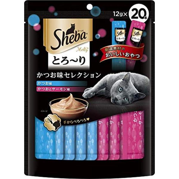 シーバ (Sheba) とろ~り メルティ かつお味セレクション 12g×20本