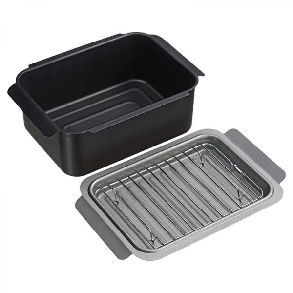 他サイト： 【在庫有・即納】和平フレイズ ポコフリット IH対応角型揚げ鍋ワイド(アミ付) RB-2926　揚げる 揚げ物 天ぷら ガス火 IHの商品画像