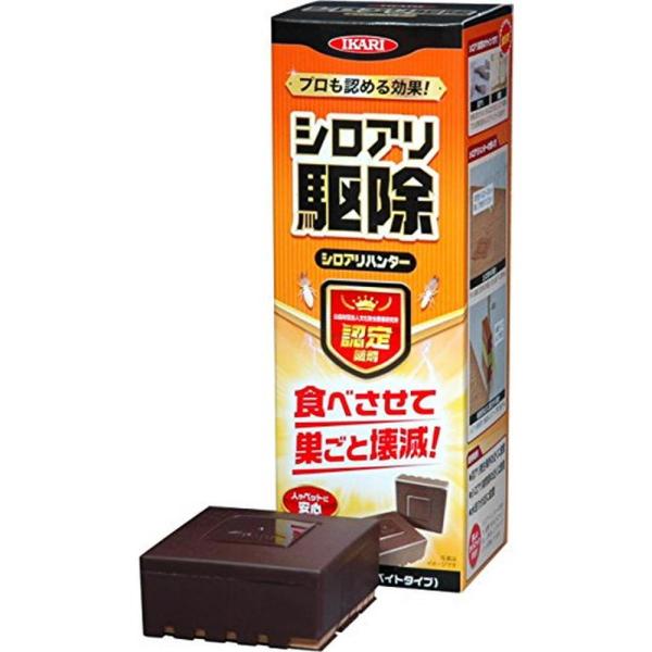 他サイト： 【在庫有】イカリ消毒 シロアリハンター 6個入 シロアリ駆除剤 食べさせて駆除 ベイトタイプ 白アリ シロアリ 対策 駆除の商品画像