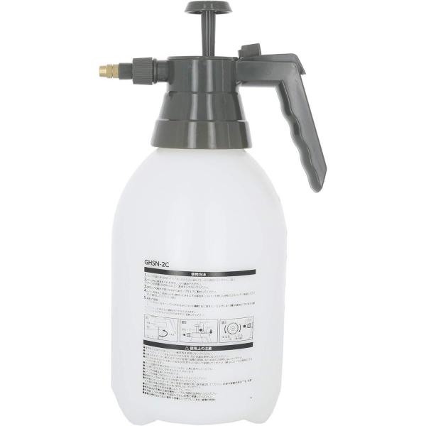 他サイト： 高儀 蓄圧式ガーデンスプレー ハンドヘルド 2L GHSN-2C 連続噴射 霧状 ジェット噴射 噴霧器 霧吹き 手動 スプレー 加圧式 除草剤の商品画像