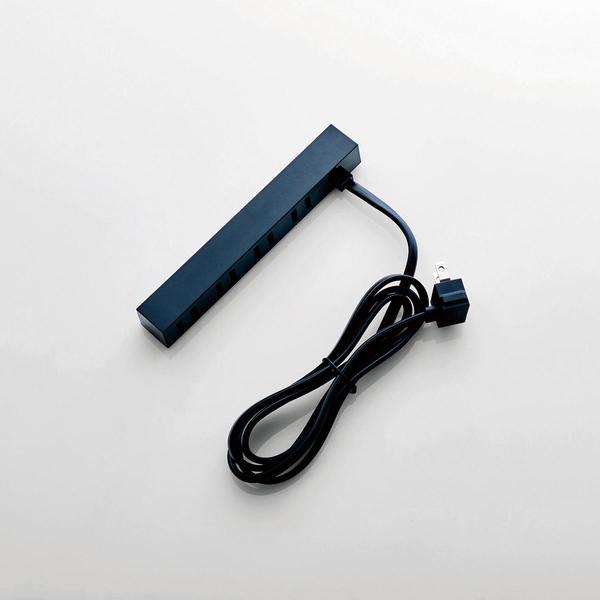 他サイト： エレコム デザインタップ un modo (アンモード) AVT-D5-2415BK　2ピン・4個口 コード長1.5ｍ ブラック　電源タップ アダプタ 延長コードの商品画像