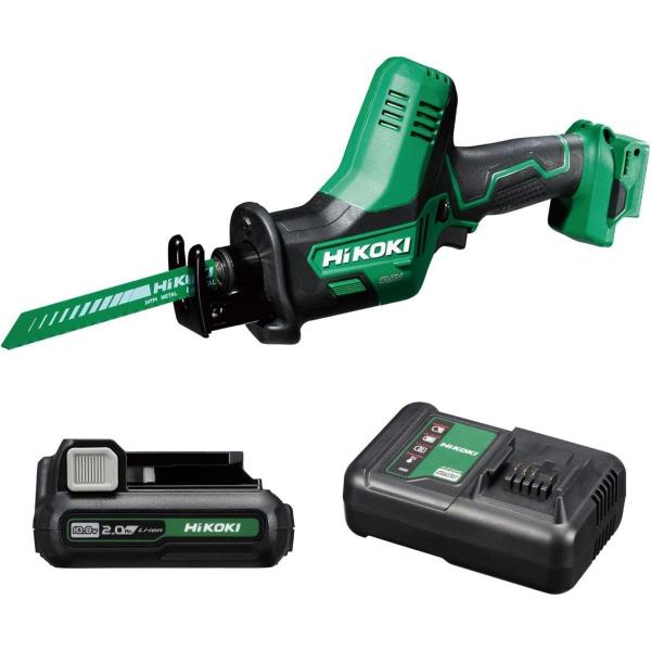 HiKOKI(ハイコーキ) 10.8V 充電式 セーバソー レシプロソー CR12DA 2.0Ah蓄電池・充電器付 ケース別売 CR12DA(BS)