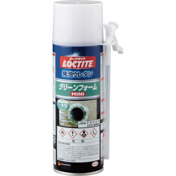 他サイト： ヘンケルジャパン LOCTITE 発泡ウレタン グリーンフォーム ミニ 297g DGM-300の商品画像